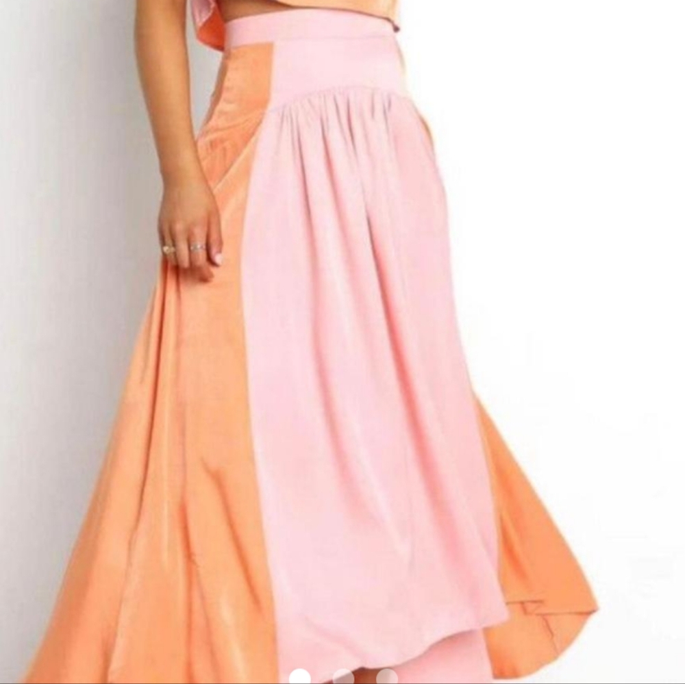 Pedal + Pup Pink And Orange Skirt